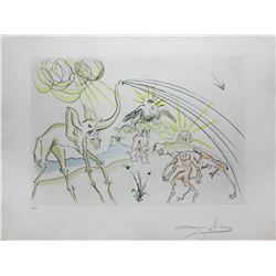 Salvador Dali- Original Engravings with color by pochoir "The Animals ill with the Plague"