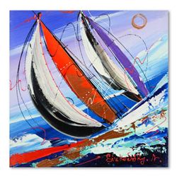 Natalia Sinkovsky, Original Acrylic Painting on Canvas, Hand Signed with Letter of Authenticity