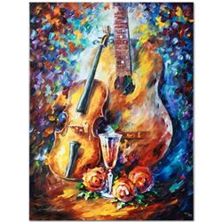 Leonid Afremov (1955-2019) "Serenade" Limited Edition Giclee on Canvas, Numbered and Signed. This pi