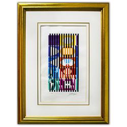 Yaacov Agam- Original Silkscreen on parchment Paper "Untitled"