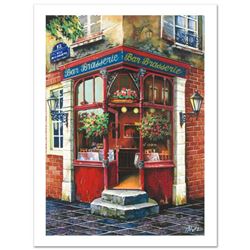 Anatoly Metlan, "Bar Brasserie" Limited Edition Serigraph, Numbered and Hand Signed with Letter of A