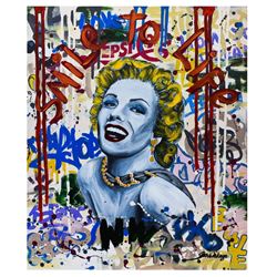 Nastya Rovenskaya- Mixed Media "Smile"