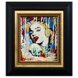 Nastya Rovenskaya- Mixed Media "Marilyn Monroe I"