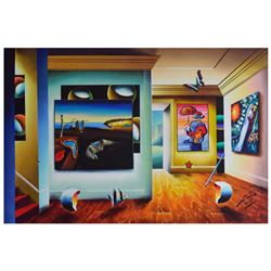 Ferjo, "Max Seeking Chagall" Original Painting on Canvas, Hand Signed with Letter of Authenticity.