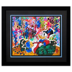 Nastya Rovenskaya- Original Mixed Media on Paper "The Heist"