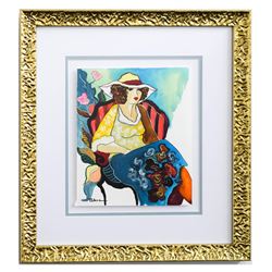 Patricia Govezensky- Original Mixed Media "Nelka"