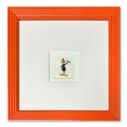 "Daffy Duck" Framed Limited Edition Etching with Hand-Tinted Color and Numbered.