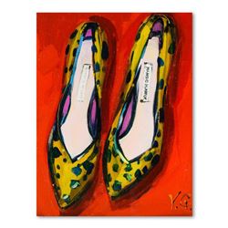 Yasna Godovanic, Original Acrylic Painting on Board, Hand Signed with Letter of Authenticity.