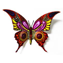 Patricia Govezensky- Original Painting on Cutout Steel "Butterfly CCLXVIII"