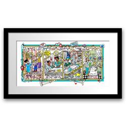 Charles Fazzino- 3D Construction Silkscreen Serigraph "NURSES HAVE HEART"