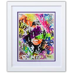 Nastya Rovenskaya- Original Mixed Media on Paper "Model"