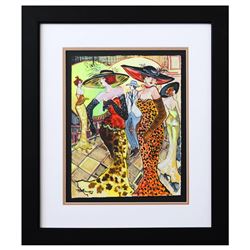 Patricia Govezensky- Original Watercolor "Night Club"