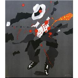 Waldemar Swierzy (1931-2013)- Hand Pulled Original Lithograph "He Knew too much"