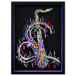 Patricia Govezensky- Original Painting on Cutout Steel "Orchestra"