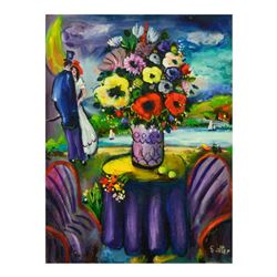 Shlomo Alter, Original Acrylic Painting on Canvas, Hand Signed with Letter of Authenticity.