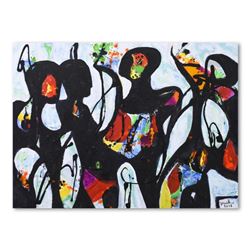 Jenik Cook, Original Acrylic Painting on Gallery Wrapped Canvas (40" x 30"), Hand Singed with Letter