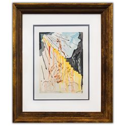 Salvador Dali- Original Color Woodcut on B.F.K. Rives Paper "Paradise 21"