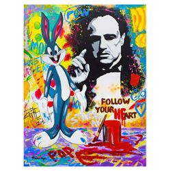 Nastya Rovenskaya- Mixed Media "The Godfather"