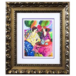 Patricia Govezensky- Original Watercolor "Ruth & Sarah"