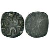 Image 1 : Ancient India: Archaic silver punch-marked coin of Upper Tapi river system, 1.48g.