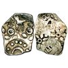 Image 1 : Ancient India: Archaic silver punch-marked coin, Tapi-Wainganga River system, Vidarbha region, 1.70g