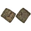 Image 1 : Ancient India: Satavahanas, uninscribed and unattributed die-struck lead coin - Marathwada/Vidarbha