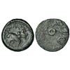 Image 1 : Ancient India: Satavahanas, lead coin of 'elephant' type, attributed to Gotamiputa Siri Satakani