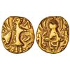 Image 1 : Ancient India: Kashmir, Kidarite type base gold dinar, in the name of Pratapaditya (500-600 AD)