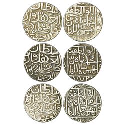 Sultanates: Bahmani: Muhammad Shah I (1359-1375 AD), silver tanka (3), Hadrat Ahsanabad mint