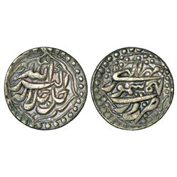 Mughals: Akbar (1556-1605 AD), silver rupee, 11.30g, Sitpur mint, Mihr 47, additional word 'Darh'