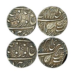 Independent Kingdoms: Sikh Empire, silver rupee (2), 11.10g & 11.09g, Amritsar mint
