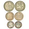 Image 1 : Foreign Coins: Great Britain, Victoria, silver set of 3 coins, 1901, 3 pence, 2 pence & penny.