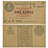 Image 1 : Paper Money: George V, 1 rupee, 1st issue, Universalized circle, 1917, signed by A.C. McWatters.