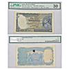 Image 1 : Paper Money: George VI, 10 rupees, 1st issue, ND (1938), signed by J.B. Taylor.