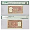 Image 1 : Paper Money: 2 rupees, fancy number, Tiger series, ND (1962-1967), signed by P.C. Bhattacharya.