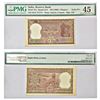 Image 1 : Paper Money: 2 rupees, fancy number, Tiger series, ND (1967-1970), signed by L.K. Jha.