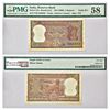 Image 1 : Paper Money: 2 rupees, fancy number, Tiger series, ND (1967-1970), signed by L.K. Jha.