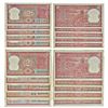 Image 1 : Paper Money: 2 rupees, fancy number set of 10 notes, Tiger series, various Governor's signature