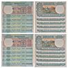 Image 1 : Paper Money: 5 rupees, fancy number set of 10 notes, Tractor series, signed by Bimal Jalan.