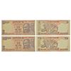 Image 1 : Paper Money: 10 rupees, fancy number notes (2), Gandhi series, 2011, signed by D. Subbarao.