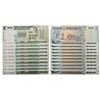 Image 1 : Paper Money: 500 rupees, 1st issue, fancy number set of 10 notes, ND, S. Venkataraman/C. Rangarajan.