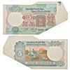Image 1 : Paper Money: 5 rupees, misprint, Tractor series, ND (1985-1990), signed by R.N. Malhotra.