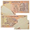 Image 1 : Paper Money: 10 rupees, misprint, Gandhi series, ND (2003-2008), signed by Y.V. Reddy.