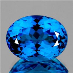 Natural Swiss Blue Topaz 13x10 MM {Flawless-VVS1}