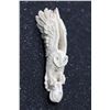 Image 1 : Hand Carved Antler 3D Owl Pendant