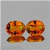 Image 1 : NATURAL CINNAMON ORANGE HESSONITE GARNET PAIR