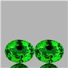 Image 1 : Natural Chrome Green Tsavorite Garnet Pair - FL