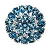 Image 1 : Natural Stunning London Blue Topaz Ring