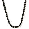 Image 1 : Diamond Polished Black Spinel necklace - 170 carat