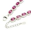 Image 3 : Natural Oval AAA Pink Topaz Bracelet